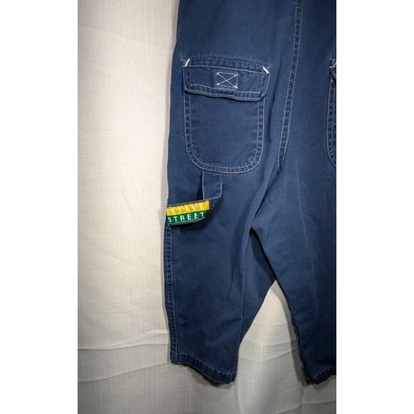 Vintage Sesame Street Toddler Overalls Sz 2T Cookie Monster 90s Dungarees - Picture 4 of 9